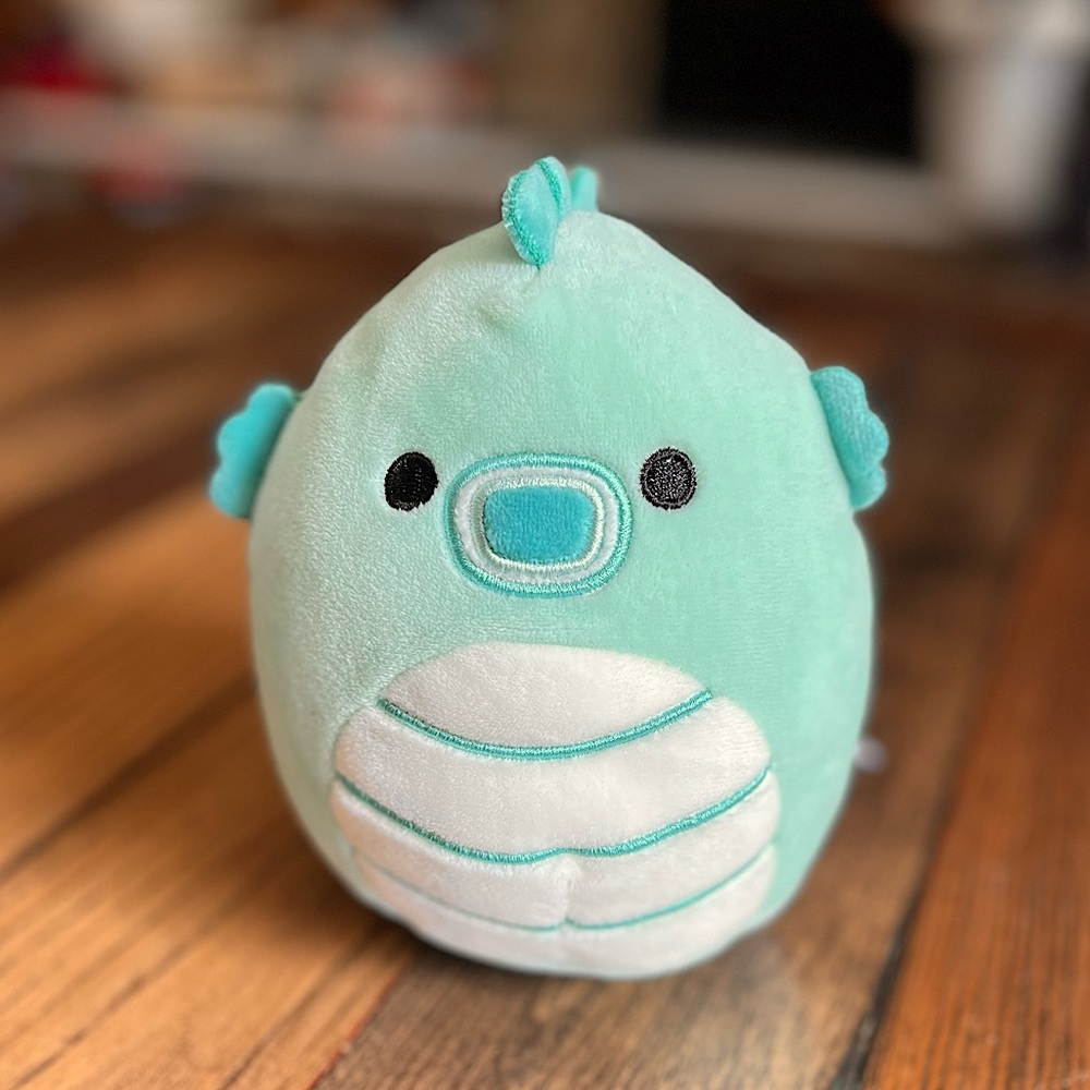 SQUISHMALLOW • 6” Sheldon the Seahorse plushy stuffed animal ocean